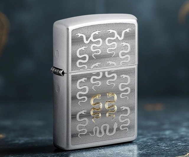 syappoページ ZIPPO Official Flagship Store] 2025 Two-color Snake Pattern