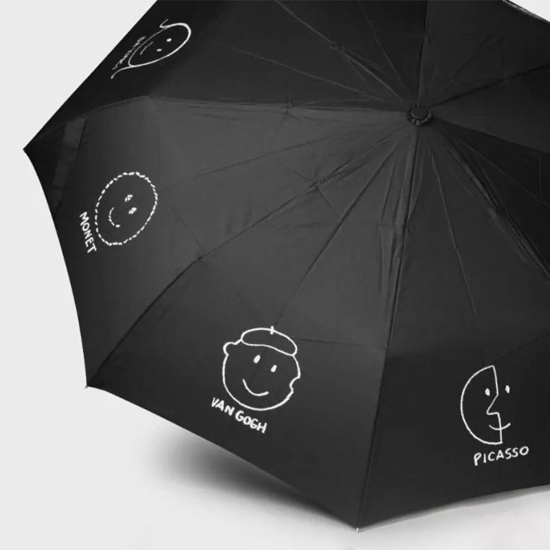 美國 MoMA 藝術史折疊傘 History Of Art Umbrella 美式童趣折傘 - 雨傘/雨衣 - 其他材質 