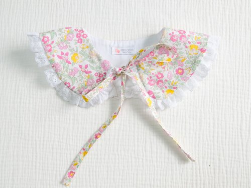 BOBO CHÉRIS 波波雪莉法式童裝 英國LIBERTY FABRICS法式手工荷葉蕾絲領飾(兒童款)