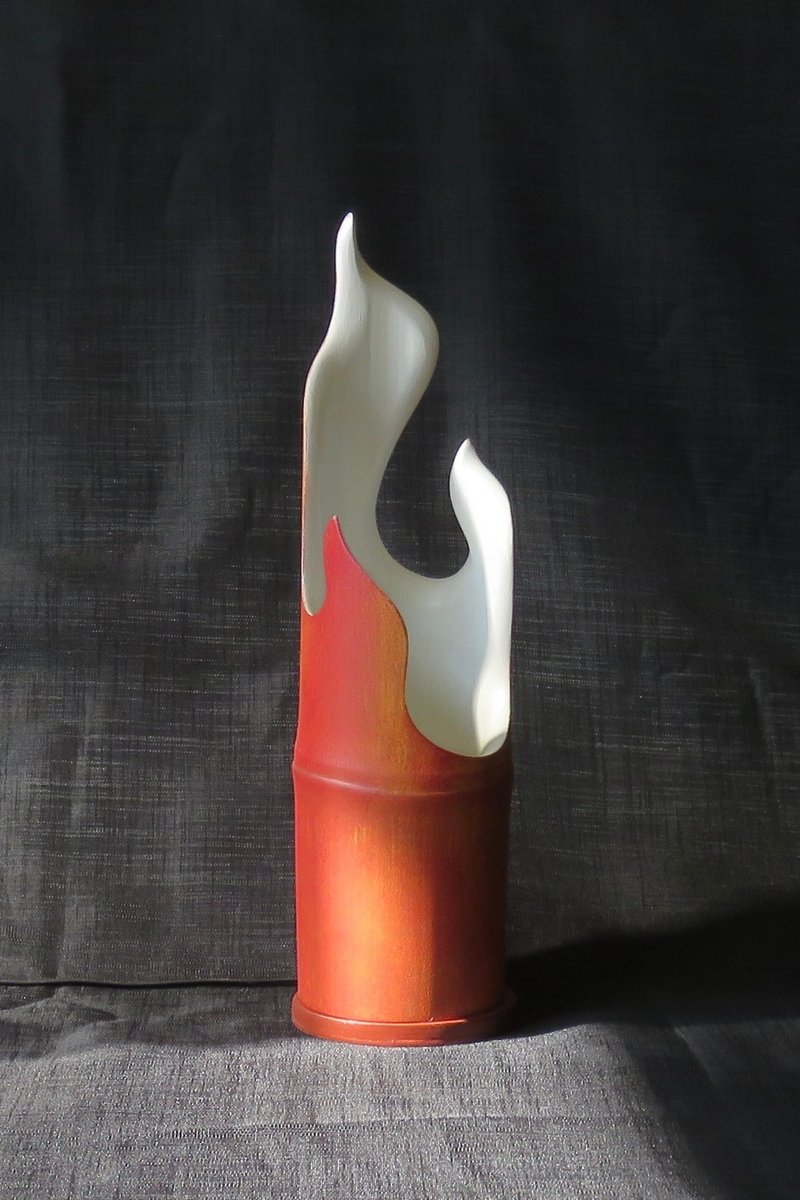 舞焱 - 慢工手作 LED 桂竹創意桌燈 - 燈具/燈飾 - 竹 紅色