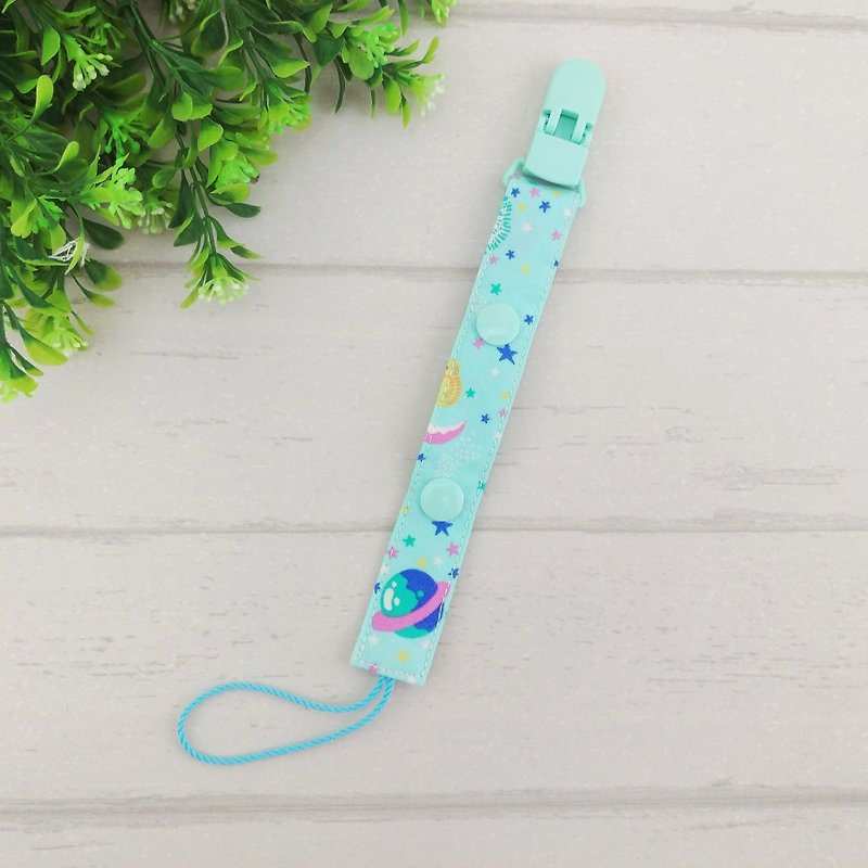 Ice cream planet. 2-length manual pacifier chain (for vanilla pacifiers for general pacifiers) - Baby Bottles & Pacifiers - Cotton & Hemp Green