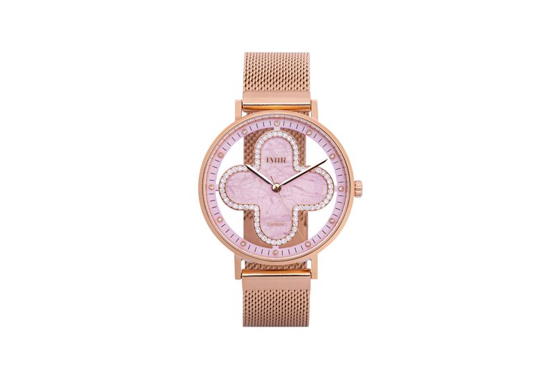 IMIR Brilliant | Purple Gold Stone Rose Gold Case (36mm) - Women's Watches - Stainless Steel 