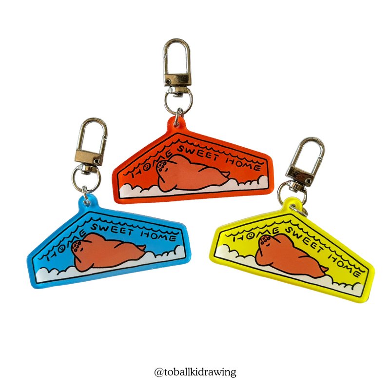 \ HOME SWEET HOME / acrylic keychains - 鑰匙圈/鑰匙包 - 壓克力 多色