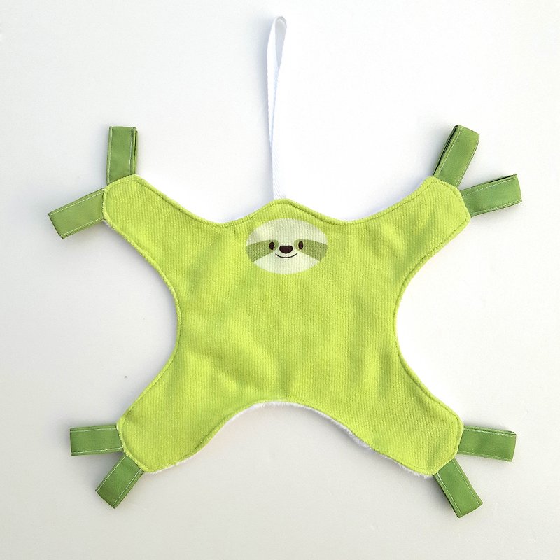 樹懶 泡泡毯 安撫巾 - 口水肩/圍兜 - 聚酯纖維 綠色