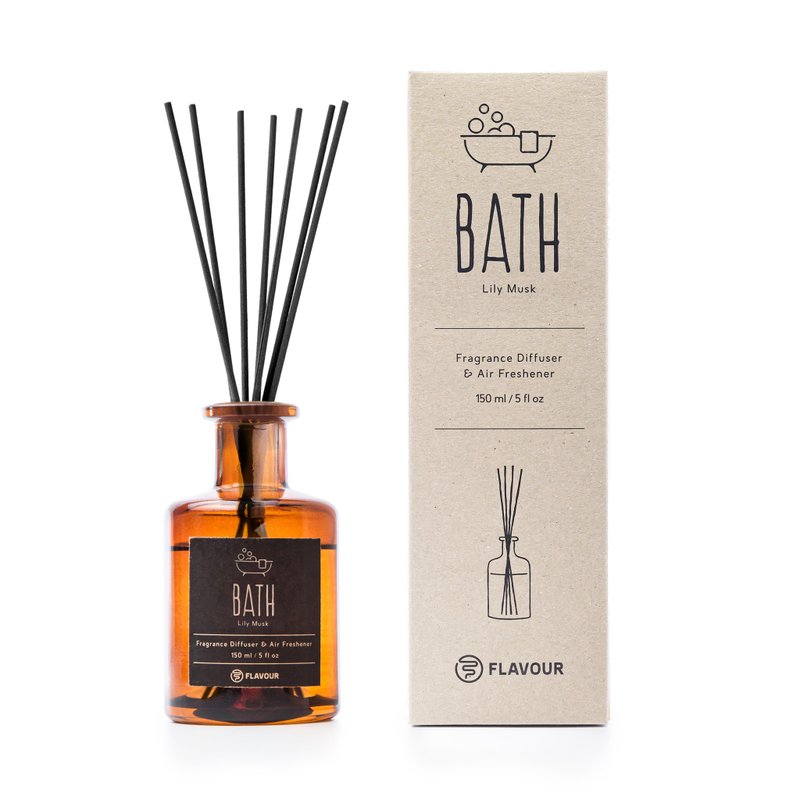 【FLAVOUR】BATH | Fragrance Diffuser | Lily Musk - Fragrances - Essential Oils 