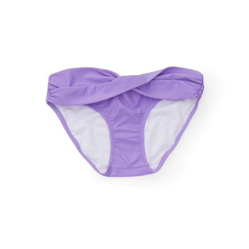 Twisted swim brief 扭紋比堅尼泳褲 - 女泳衣/比基尼 - 其他材質 紫色