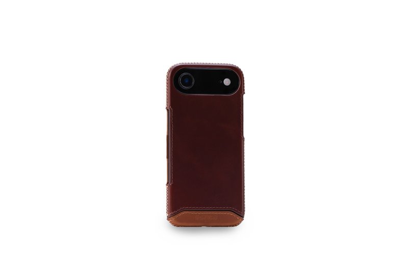 iPhone 17 Air 經典系列-磁吸手機皮套-巧克力 - 手機殼/手機套 - 真皮 咖啡色