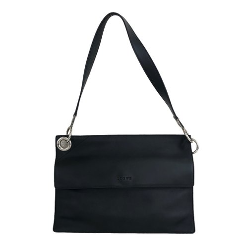 【VINTAGE】LOEWE ロゴ エンボス ショルダーバッグ 値下げ！LOEWE エンボスロゴ ショルダーバッグ ブラウン - メルカリ