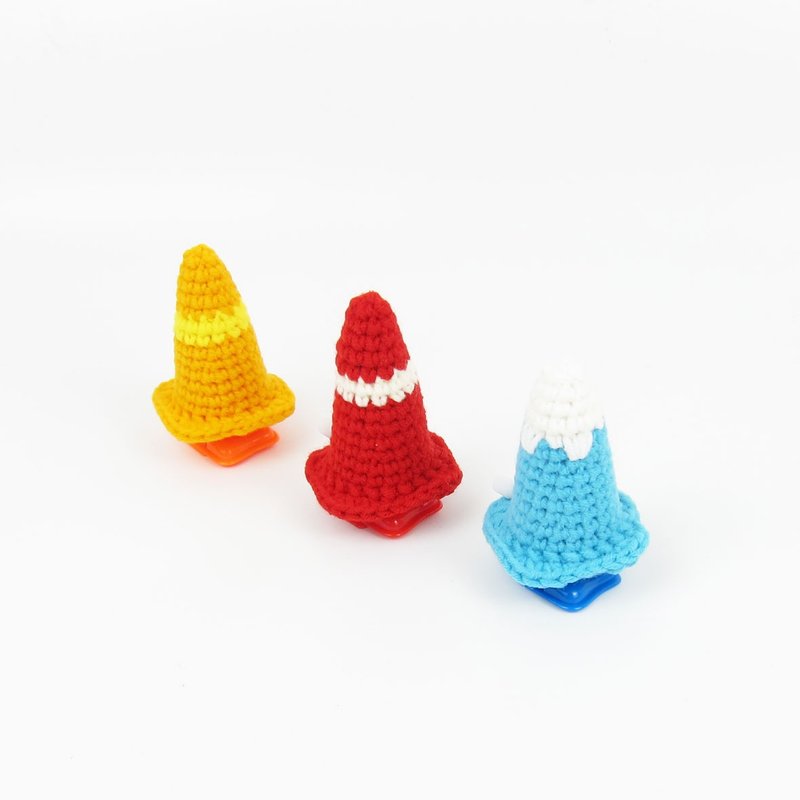 Traffic Cone Soothing Walking Figurine Wind-up Traffic Cone that walks - ตุ๊กตา - ไฟเบอร์อื่นๆ หลากหลายสี