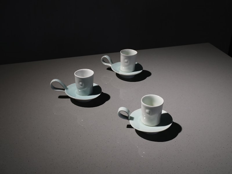 small square tea set - Teapots & Teacups - Pottery 