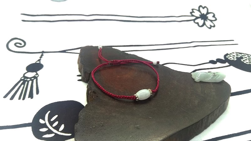 Jade Bracelet - Bracelets - Gemstone Red