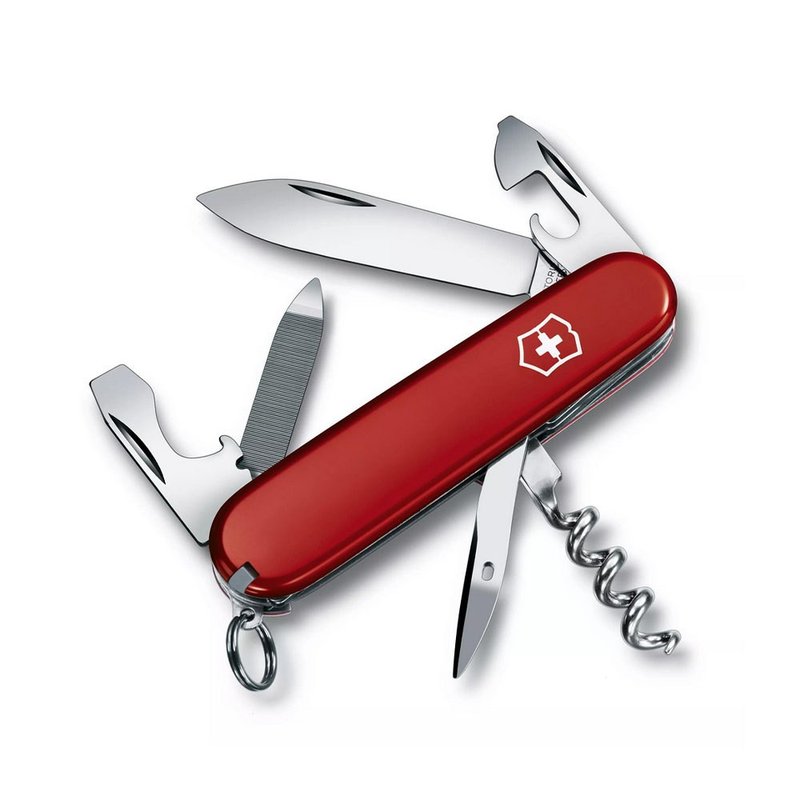 VICTORINOX 瑞士維氏 Sportman 13用 84mm 紅 0.3803 - 露營用品 - 不鏽鋼 紅色