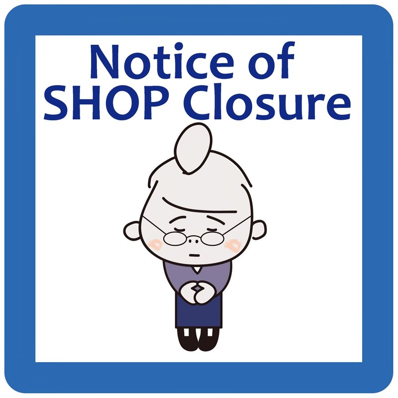 Notice of SHOP Closure - トートバッグ・ハンドバッグ - その他の素材 ホワイト