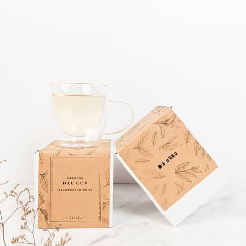 臺灣茶日 Dae One Day 【雙層玻璃泡茶杯】畢業禮物 婚禮禮物 茶葉禮盒