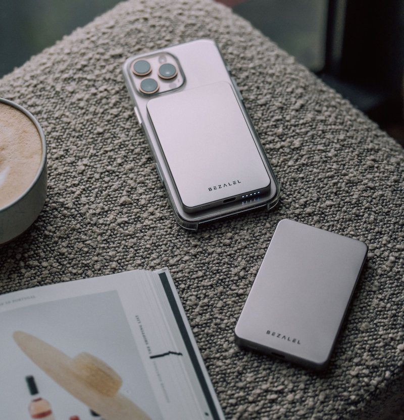 (兩入組)Prelude SR MagSafe超薄磁吸無線行動電源 10,000 mAh - 行動電源/充電線 - 鋁合金 金色