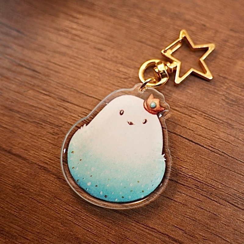 King of small tits-double-sided Acrylic pendant - พวงกุญแจ - พลาสติก 