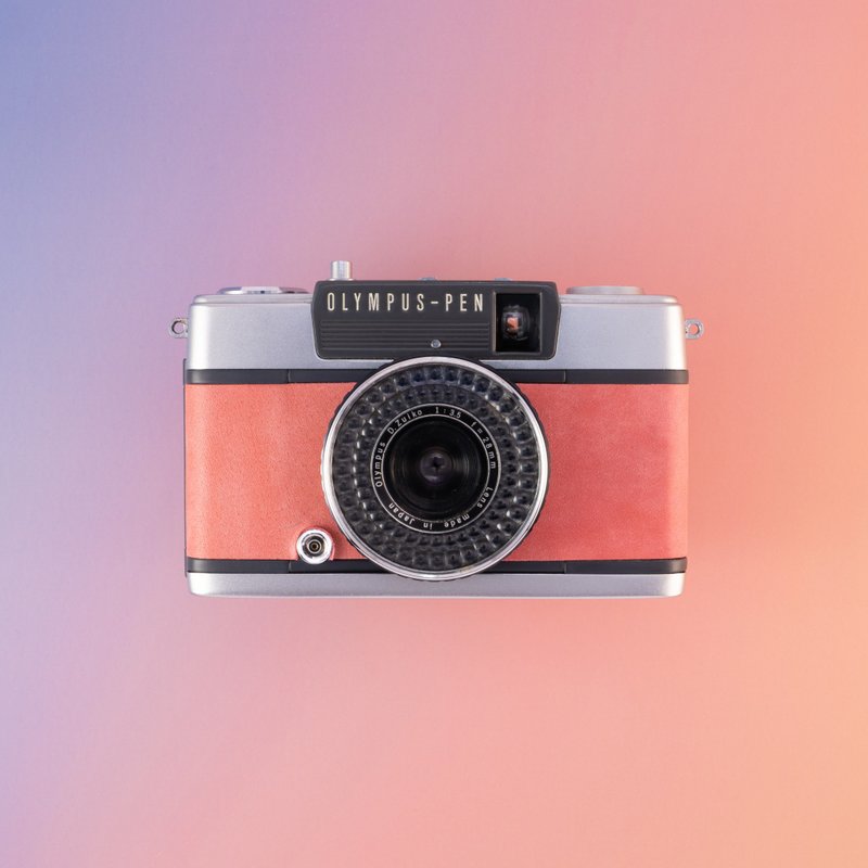 ヴィンテージ OLYMPUS PEN EE-2 Totte Me トッテミー - 菲林/即影即有相機 - 其他金屬 粉紅色