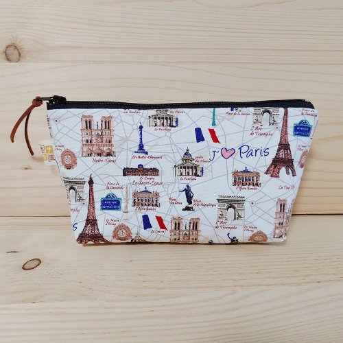 I love Paris broad-bottom pencil case