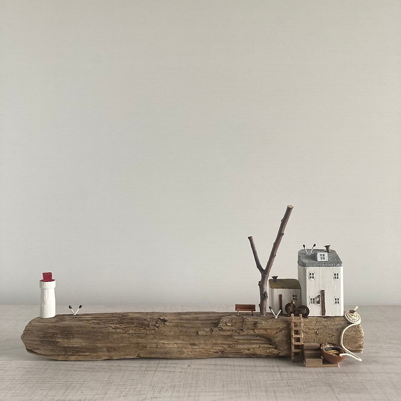 Driftwood interior - The sound of the waves and seagulls - W516 - Items for Display - Wood 