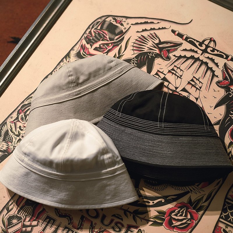 USN Sailor Hat - หมวก - ผ้าฝ้าย/ผ้าลินิน 