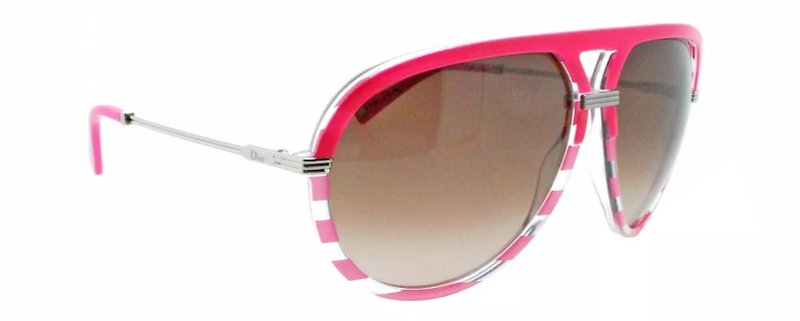 Christian Dior Croisette2 DWSV6 Italy 2000s Vintage Sunglasses - Sunglasses - Plastic Pink