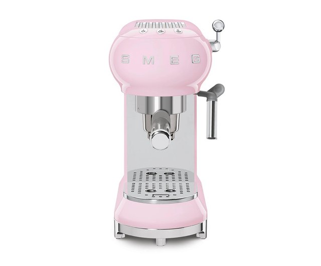 SMEG】Italian Semi-Auto Espresso Machine-Pink - Shop SMEG Kitchen Appliances  - Pinkoi