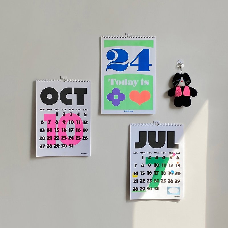 2024 Risograph wall calendar(A3) - Calendars - Paper 