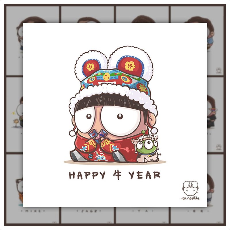 Draw you in my style cartoon character cute and funny - 似顏繪/客製畫 - 其他材質 多色