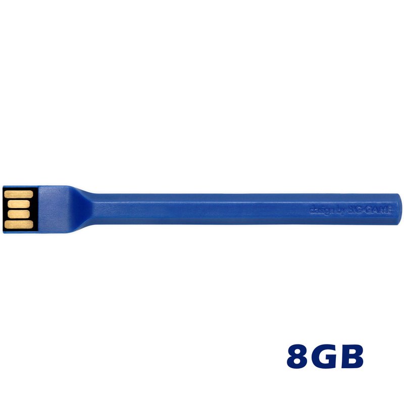 BIG-GAME PEN 8GB USB 記憶棒 隨身碟 (藍色) - USB 隨身碟 - 塑膠 藍色