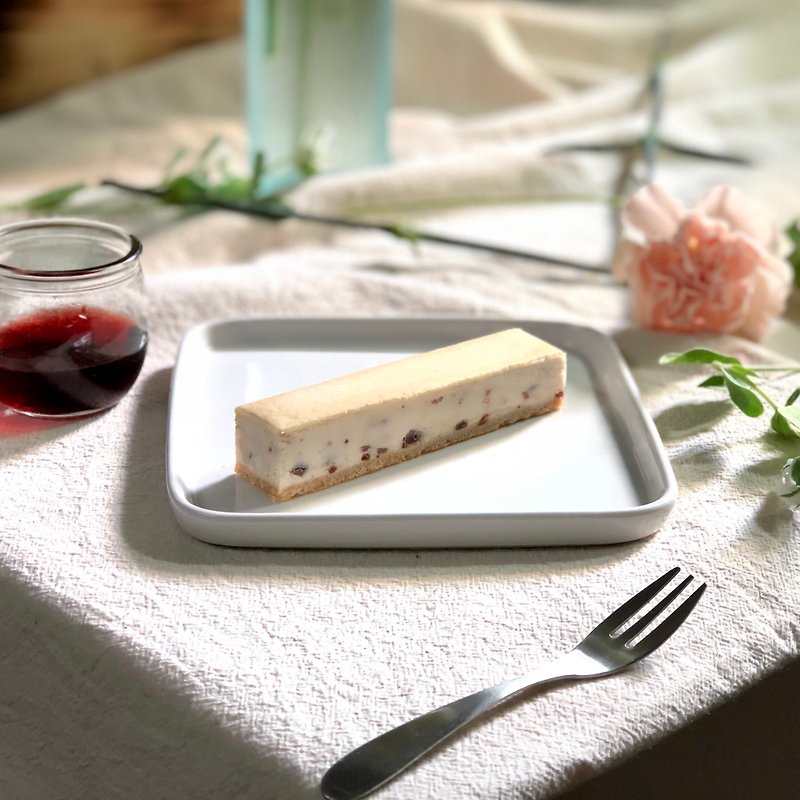 【紅酒蔓越莓】起司重乳酪條 - 蛋糕/甜點 - 新鮮食材 白色