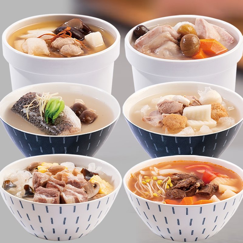 [Free Shipping Group] Autumn Soup [According to Cooking] Mom's Soup - Pregnancy Soup 6 into the group (pregnancy - Prepared Foods - Other Materials White