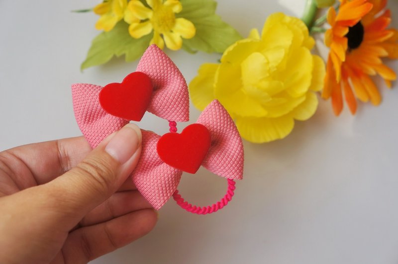 G2-Baby Children Toddler Baby Hair Bundle-Hair Bundle Ponytail Princess Head Class Cute Heart - เครื่องประดับ - วัสดุอื่นๆ 