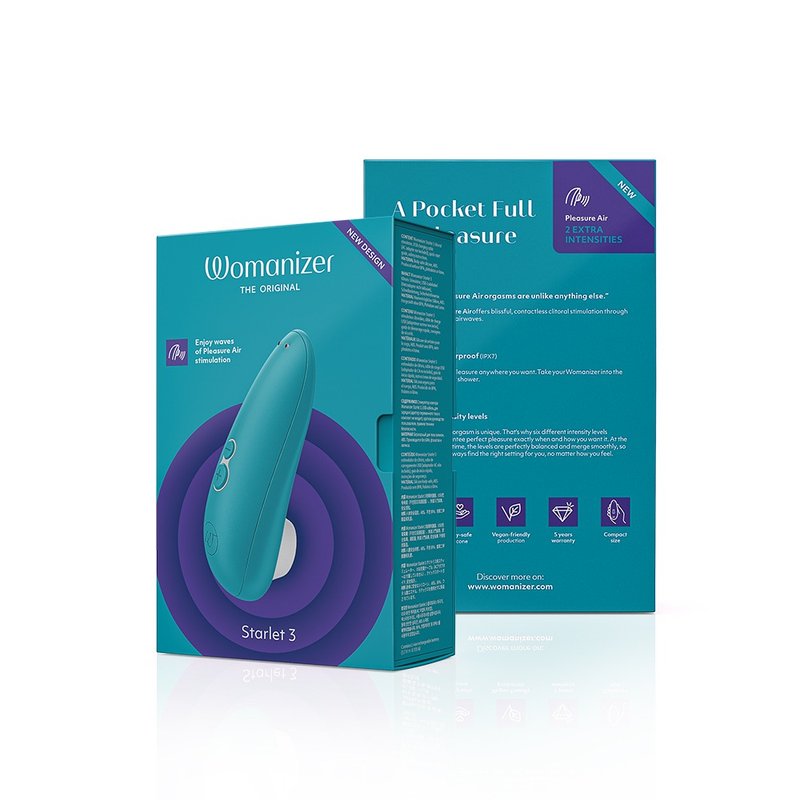 ドイツのウーマナイザー スターレット 3 吸引快楽装置 |宝石グリーン - アダルトグッズ - シリコン 