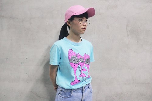 Mr.R FIX YOUR HEART TEE 機械心臟T恤 (粉藍)