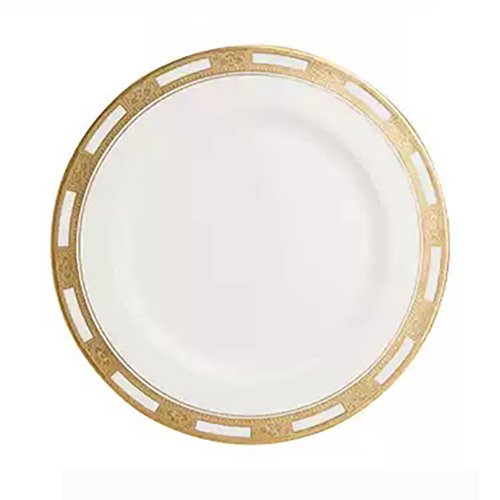 Belleek Taiwan 臺灣總代理 英國Aynsley 女王系列 骨瓷真金浮雕餐盤27cm