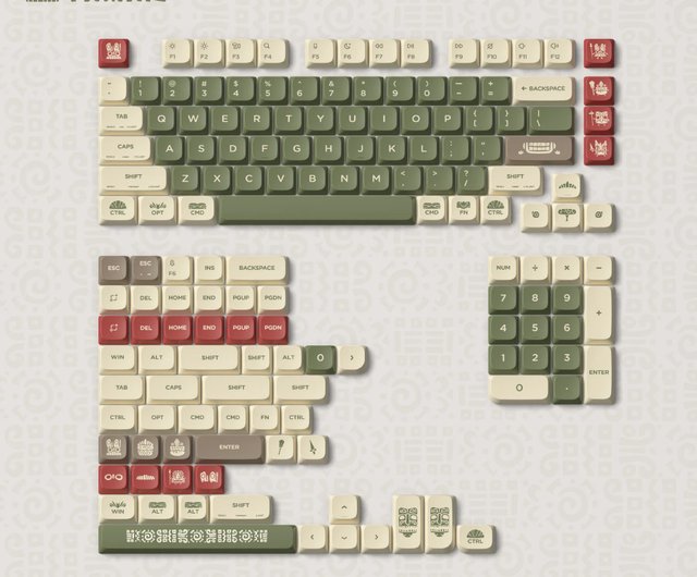 NuPhy Air60/75/96 nSA ローシャフト キーキャップ プレーリー NuPhy Air60/75/96 nSA ローシャフト キーキャップ プレーリー