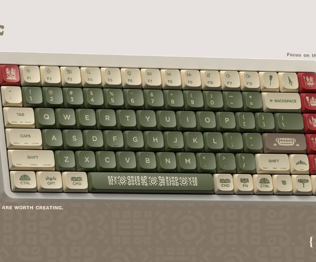 NuPhy Air60/75/96 nSA ローシャフト キーキャップ プレーリー彫刻 - ショップ Nuphy Taiwan 台灣 PCアクセサリー  - Pinkoi