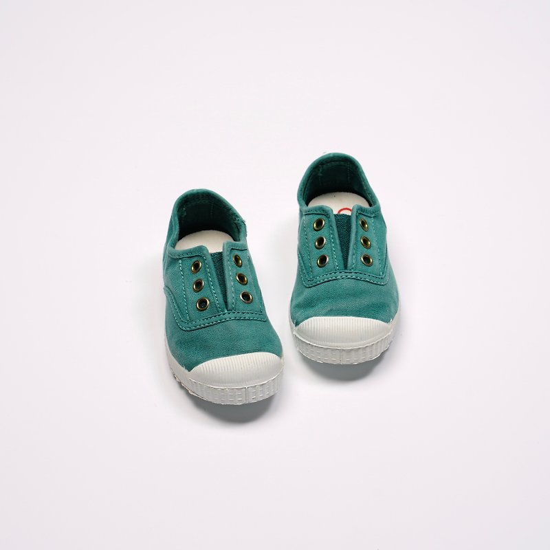 西班牙國民帆布鞋 CIENTA 70777 160 薄荷綠 洗舊布料 童鞋 - 童裝鞋 - 棉．麻 綠色