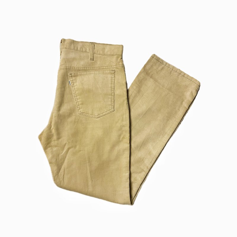 80s 古著 Levis 白標 燈芯絨長褲 - 男長褲/休閒褲 - 棉．麻 