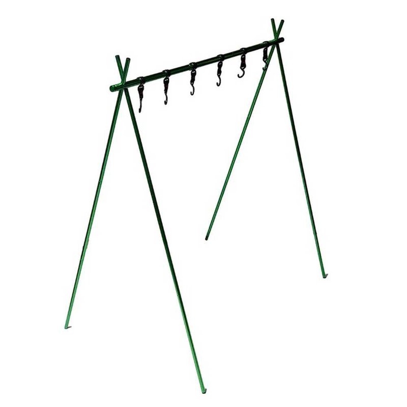日本限定 HANGING POLE 組裝輕便 收納吊桿 多用途掛架 綠 - 露營用品 - 防水材質 綠色