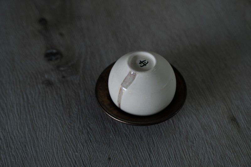 鎏金_杯碟組 - 茶壺/茶杯/茶具 - 瓷 白色