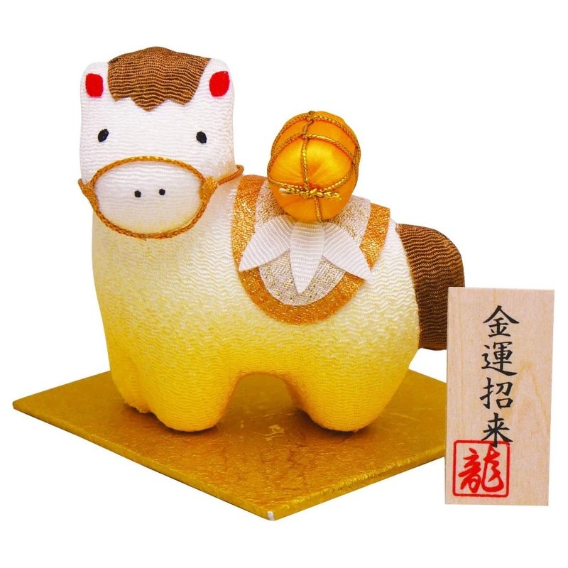 【預購】馬年縮緬手作擺飾－金運招來午 - 擺飾/家飾品 - 陶 