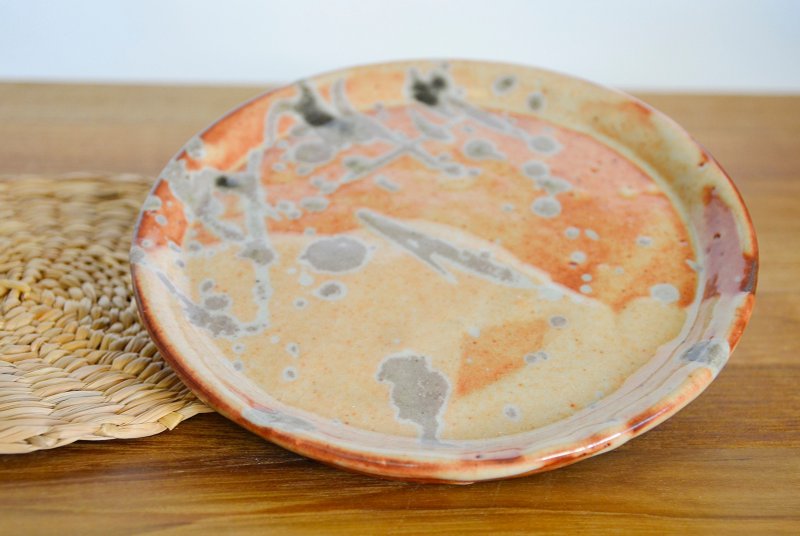 志野盤 - 盤子/餐盤/盤架 - 陶 