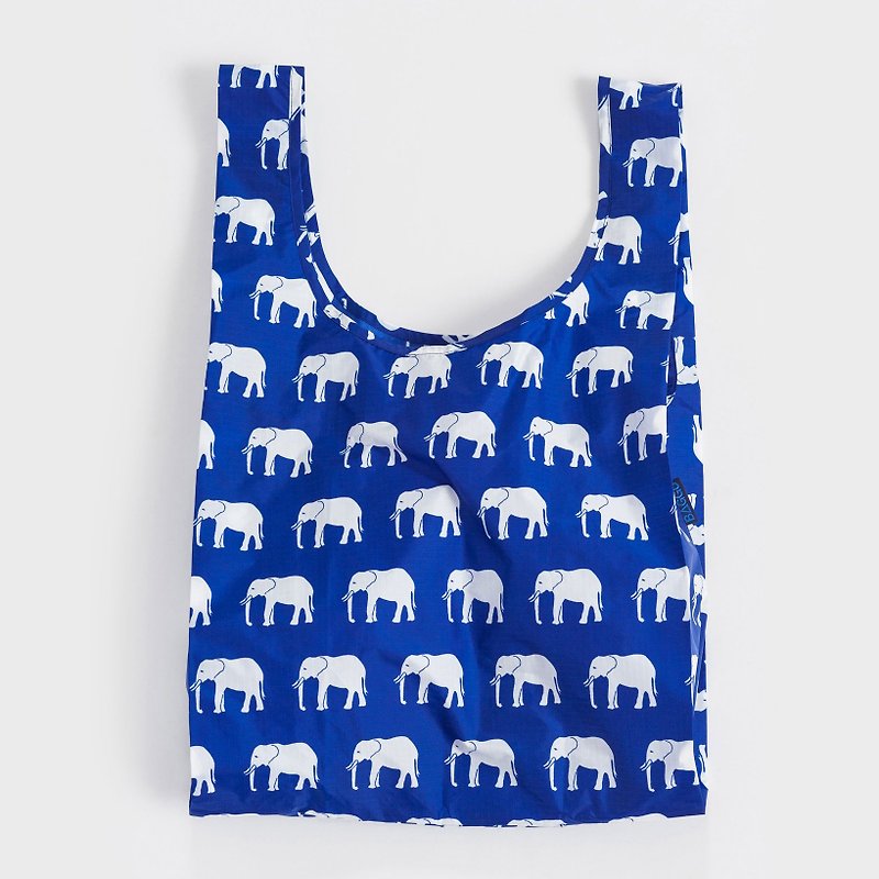 /delicate Eco Tote Bag - Blue Elephant - Messenger Bags & Sling Bags - Polyester Blue