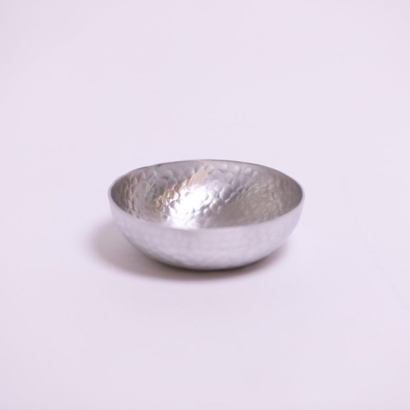 Knock on small tableware group _ knock on small dish _ fair trade - Small Plates & Saucers - Other Metals Gray