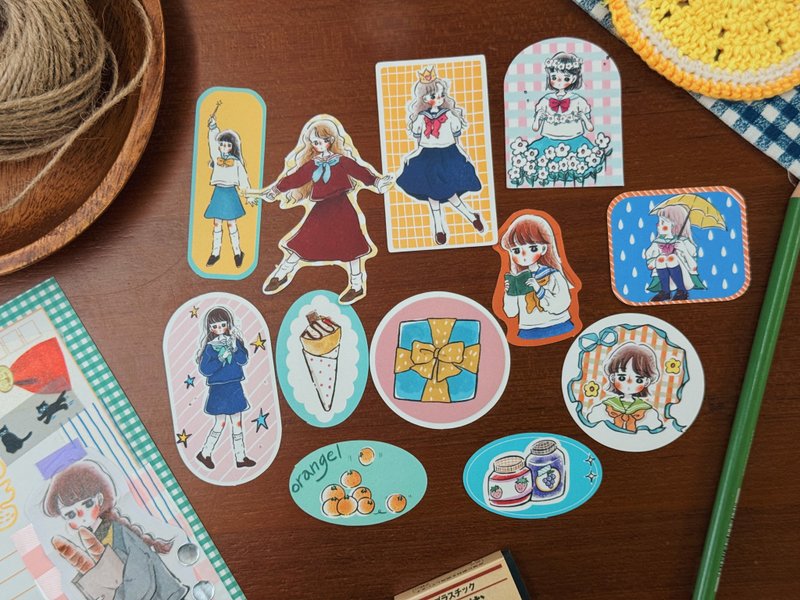 Sailor Girl Sticker Pack - Stickers - Paper 