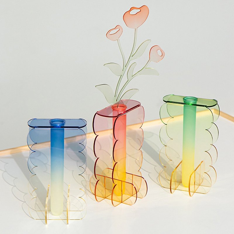 cloud vase - acrylic vase - Pottery & Ceramics - Acrylic 