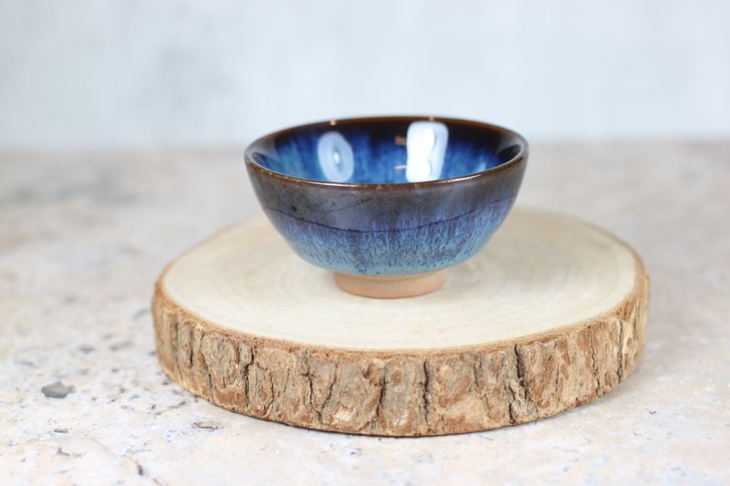 【辛勞的父親】湛海天目釉 圓滿茶杯 名家葉敏祥作品 - 茶壺/茶杯/茶具 - 陶 