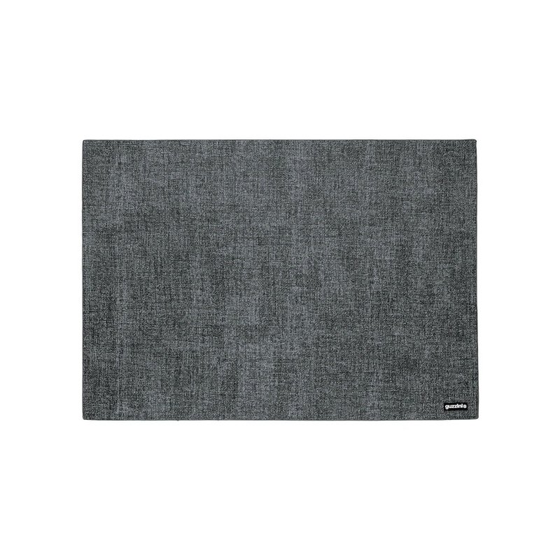 仿布紋系列-黑灰餐墊-43×30CM - 桌布/桌巾/餐墊 - 塑膠 紅色