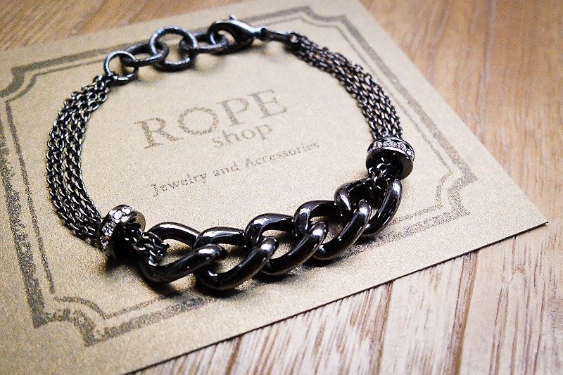 ROPEshop's Tacit Bracelet. - Bracelets - Other Metals Black